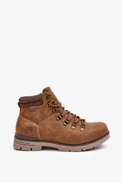 Obuwie Trekkingowe Męskie|Obuwie Sportowe Męskie>Boto Męskie Trapery Buty Trekkingowe Skórzane Brązowe Trivilla