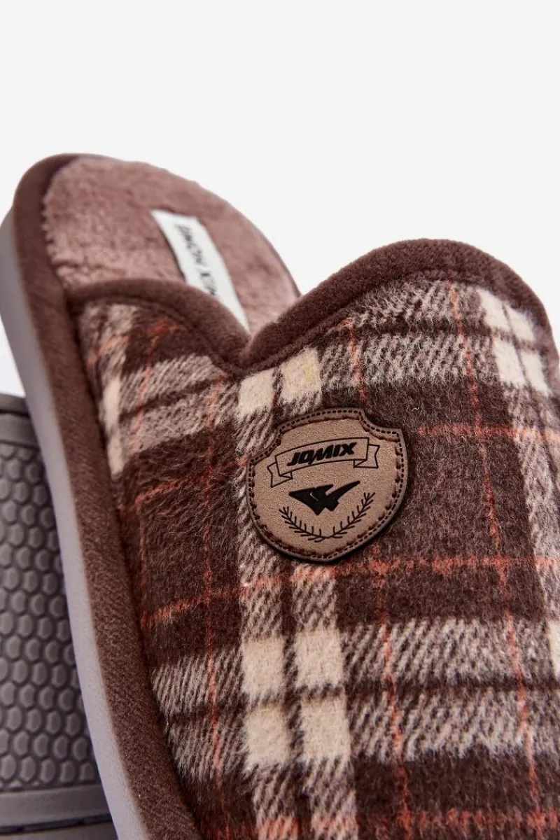 Boto Męskie Wsuwane Kapcie Brązowe Kallile