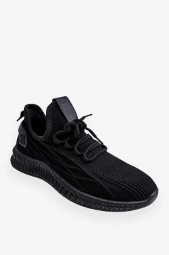 Discount Męskie Wsuwane Sneakersy Big Star LL174336 Czarne Męskie Obuwie Sportowe Męskie