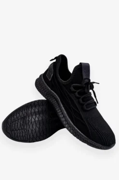 Discount Męskie Wsuwane Sneakersy Big Star LL174336 Czarne Męskie Obuwie Sportowe Męskie