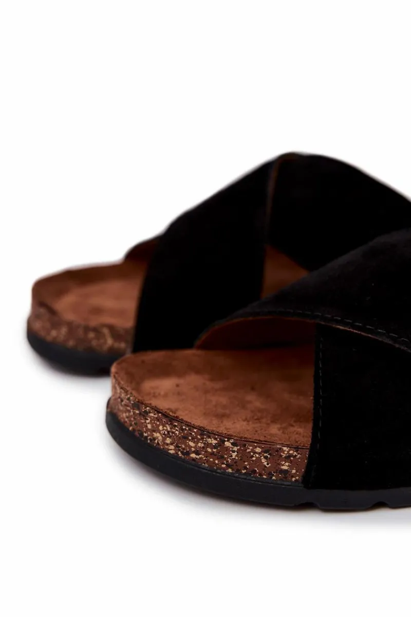 Clearance Męskie Wygodne Klapki Big Star JJ176005 Czarne Męskie Klapki Męskie Big Star|Klapki Męskie Klasyczne