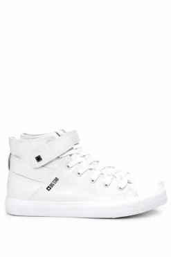 Big Star Shoes Męskie Wysokie Trampki Big Star Białe Y174024