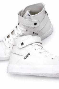 Big Star Shoes Męskie Wysokie Trampki Big Star Białe Y174024