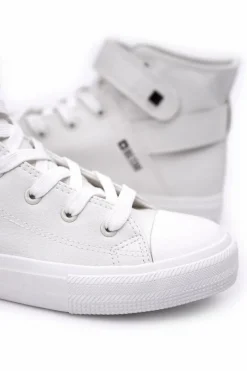 Big Star Shoes Męskie Wysokie Trampki Big Star Białe Y174024