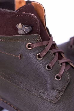 New Neex Oliwkowe Skórzane Ocieplane Męskie Botki Kobe Męskie Botki Męskie