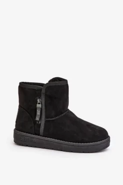 Hot Śniegowce Damskie Big Star OO274A163 Czarne Damskie Śniegowce Damskie