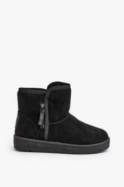 Hot Śniegowce Damskie Big Star OO274A163 Czarne Damskie Śniegowce Damskie