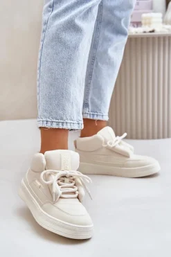 Buty Sportowe Big Star|Śniegowce Damskie>Big Star Shoes Śniegowce Damskie Big Star OO274A531 Kremowe Biały