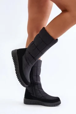 Śniegowce Damskie|Kozaki Płaskie><noscript><img width=