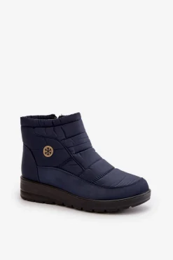 Śniegowce Damskie></noscript>Evento Śniegowce Damskie Ocieplane Granatowe Helis Niebieski