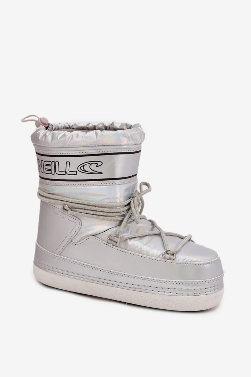 New O'Neill Śniegowce Damskie Z Wiązaniem LISA WOMEN HIGH 90253012.99S Srebrne Srebrny