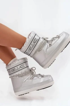 New O'Neill Śniegowce Damskie Z Wiązaniem LISA WOMEN HIGH 90253012.99S Srebrne Srebrny