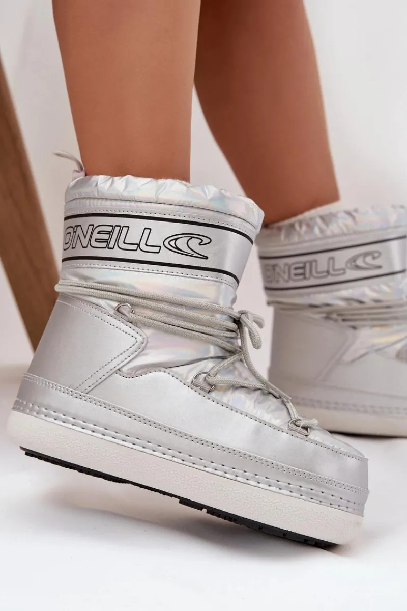 New O'Neill Śniegowce Damskie Z Wiązaniem LISA WOMEN HIGH 90253012.99S Srebrne Srebrny