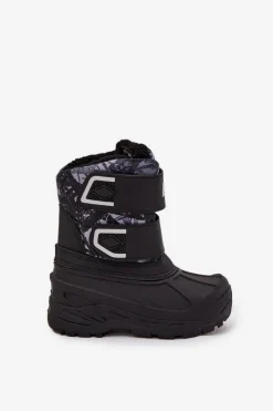 Hot Lee Cooper Śniegowce Dziecięce LCJ-25-10-3781 Czarne