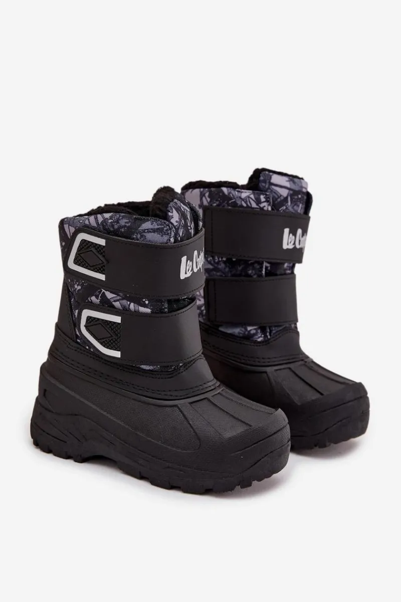 Hot Lee Cooper Śniegowce Dziecięce LCJ-25-10-3781 Czarne