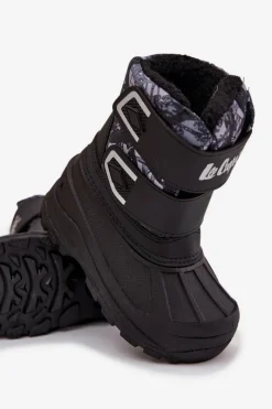 Hot Lee Cooper Śniegowce Dziecięce LCJ-25-10-3781 Czarne
