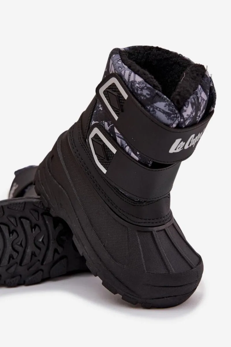 Hot Lee Cooper Śniegowce Dziecięce LCJ-25-10-3781 Czarne