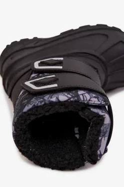 Hot Lee Cooper Śniegowce Dziecięce LCJ-25-10-3781 Czarne