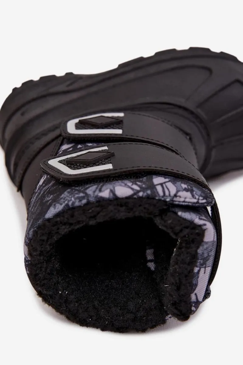 Hot Lee Cooper Śniegowce Dziecięce LCJ-25-10-3781 Czarne