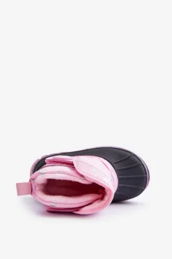 Chłopięce|Dziewczęce></noscript>Lee Cooper Śniegowce Dziecięce Na Rzep LCJ-24-44-2863K Różowe