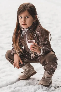 Chłopięce|Dziewczęce>Big Star Shoes Śniegowce Dziecięce Ocieplane Na Suwak Beżowe Big Star MM374197