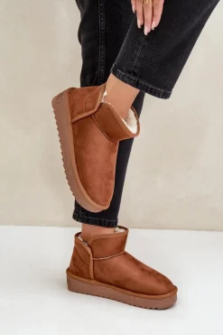 Best Śniegowce Na Platformie Damskie DFSH370010 Brązowe Damskie Śniegowce Damskie