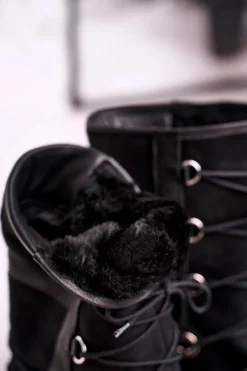 Botki Sznurowane|Czarne Botki><noscript><img width=