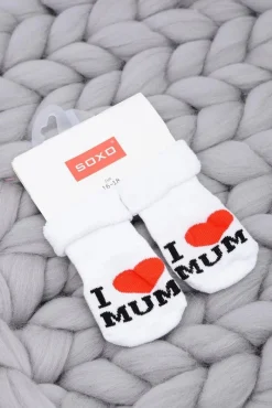 Skarpetki|Skarpetki>Boto Niemowlęce Skarpetki I love Mum Soxo