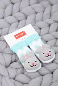 Skarpetki|Skarpetki>Boto Niemowlęce Skarpetki z Grzechotką Króliczek Soxo