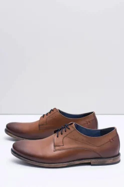 Best Boto Nikopol Brązowe Skórzane Męskie Półbuty James