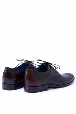 Nikopol Męskie Czarne Skórzane Wizytowe Półbuty Traditional Męskie Półbuty Eleganckie