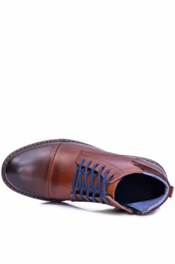 Botki Męskie></noscript>Boto Nikopol Skórzane Botki Męskie Brązowe Buty Ford
