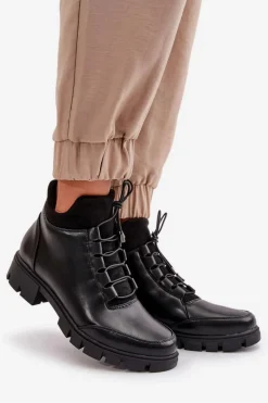 Botki Ocieplane|Czarne Botki><noscript><img width=