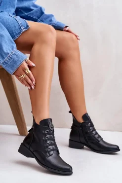 Botki Ocieplane|Czarne Botki><noscript><img width=