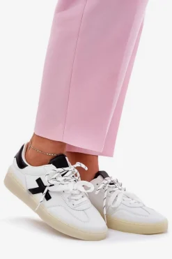 Best Boto Niskie Buty Sportowe Damskie Białe Zelevelis Biały