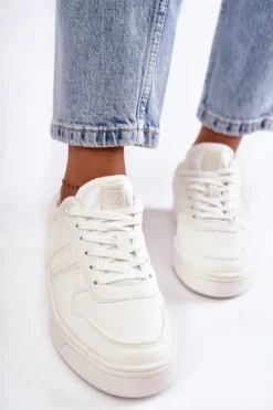 Hot Big Star Shoes Niskie Buty Sportowe Memory Foam System Big Star KK274259 Białe