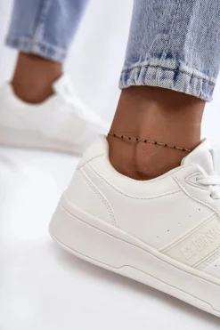 Hot Big Star Shoes Niskie Buty Sportowe Memory Foam System Big Star KK274259 Białe