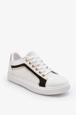 Buty Sportowe Na Platformie|Sneakersy Damskie>Boto Niskie Klasyczne Buty Sportowe Damskie Białe Lamimi