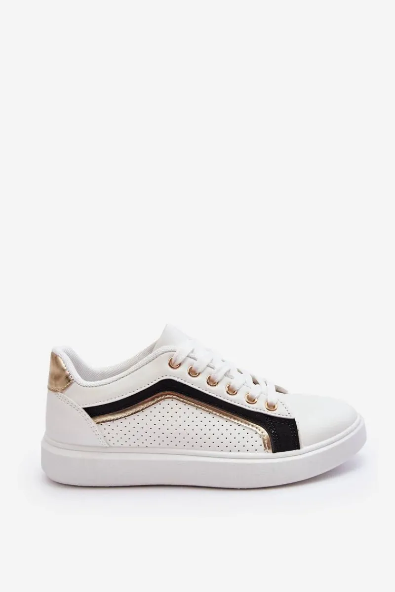 Buty Sportowe Na Platformie|Sneakersy Damskie>Boto Niskie Klasyczne Buty Sportowe Damskie Białe Lamimi