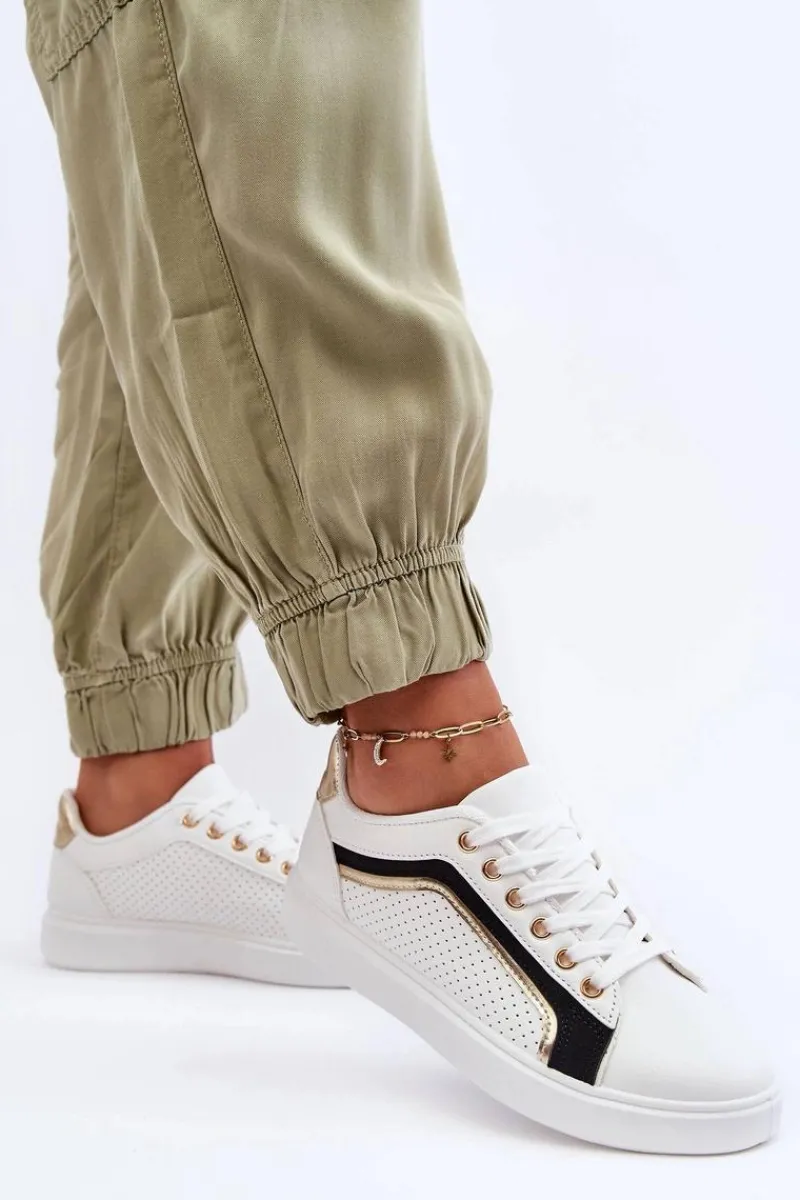 Buty Sportowe Na Platformie|Sneakersy Damskie>Boto Niskie Klasyczne Buty Sportowe Damskie Białe Lamimi