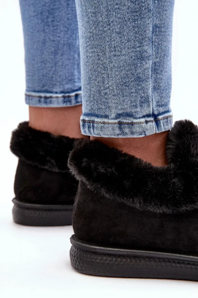 Best Niskie Śniegowce Damskie Z Futerkiem Czarne Pilani Damskie Śniegowce Damskie