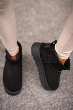 Hot Big Star Shoes Niskie Śniegowce Na Platformie Big Star OO274A099 Czarne Czarny