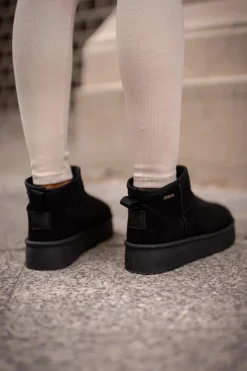 Hot Big Star Shoes Niskie Śniegowce Na Platformie Big Star OO274A099 Czarne Czarny