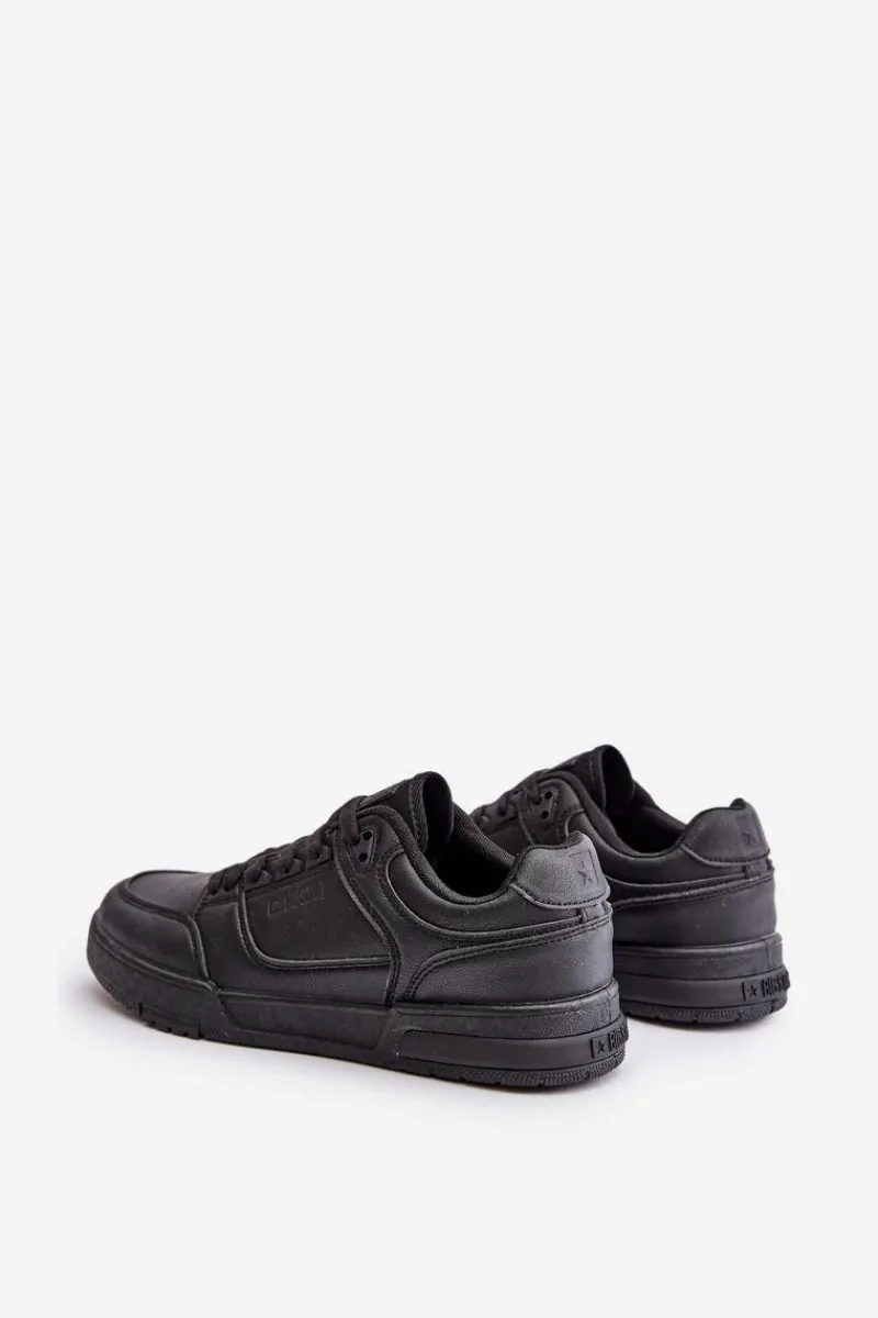 Big Star Shoes Niskie Sneakersy Męskie Big Star OO174670 HI-POLY SYSTEM Czarne Czarny