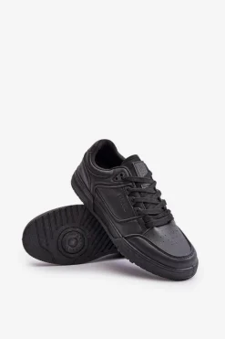 Big Star Shoes Niskie Sneakersy Męskie Big Star OO174670 HI-POLY SYSTEM Czarne Czarny