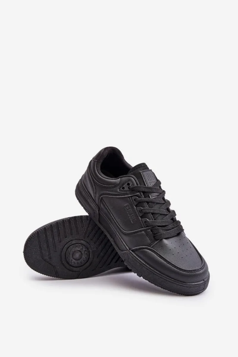 Big Star Shoes Niskie Sneakersy Męskie Big Star OO174670 HI-POLY SYSTEM Czarne Czarny