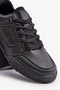 Big Star Shoes Niskie Sneakersy Męskie Big Star OO174670 HI-POLY SYSTEM Czarne Czarny