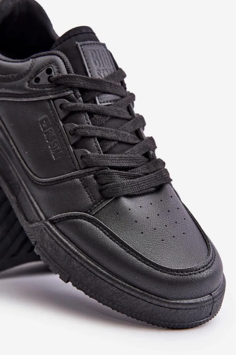 Big Star Shoes Niskie Sneakersy Męskie Big Star OO174670 HI-POLY SYSTEM Czarne Czarny