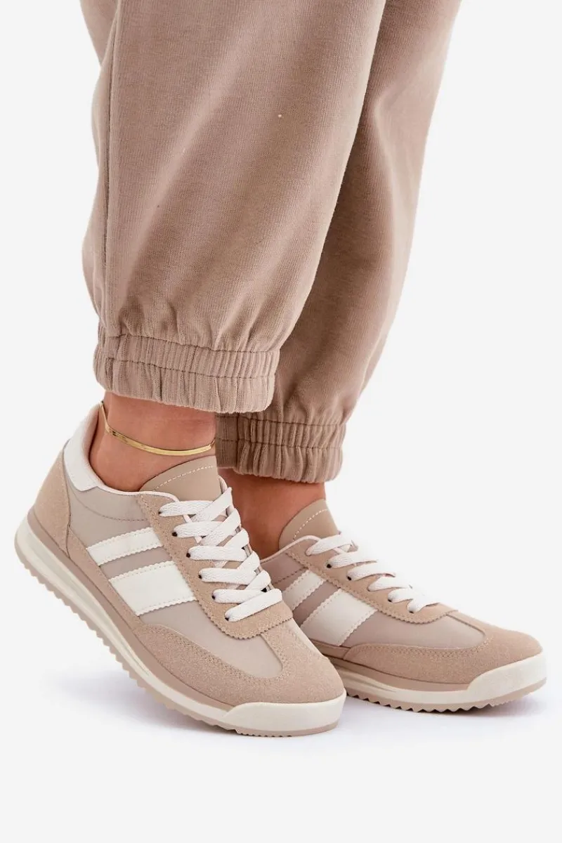 Trampki Damskie Niskie|Sneakersy Damskie>Boto Niskie Sneakersy Trampki Damskie Beżowe Sellira