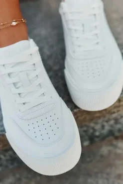 New Niskie Sneakersy Z Eko Skóry Big Star RR274303 Białe Damskie Buty Sportowe Big Star|Sneakersy Damskie